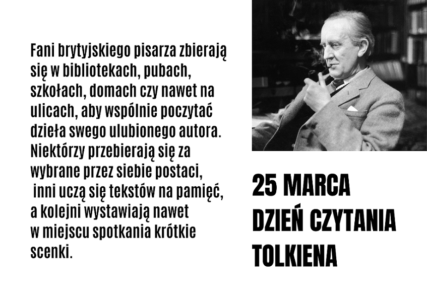 25 marca to Dzień Czytania Tolkiena.