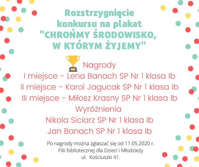 Konkurs Plakat - rozstrzygnięcie