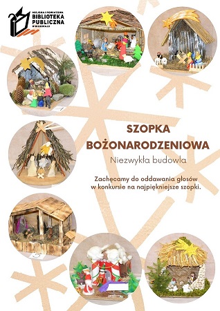 plakat konkursu szopka bożonarodzeniowa