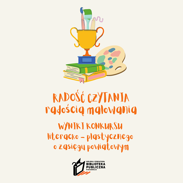 radość czytania radością malowania - plakat