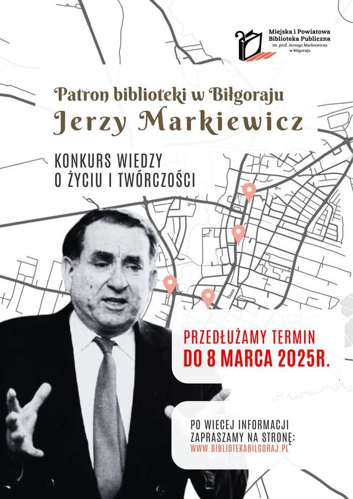 Konkurs wiedzy o życiu i twórczości prof. Jerzego Markiewicza