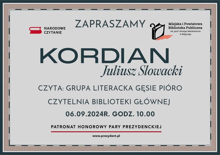 Narodowe czytanie 2024